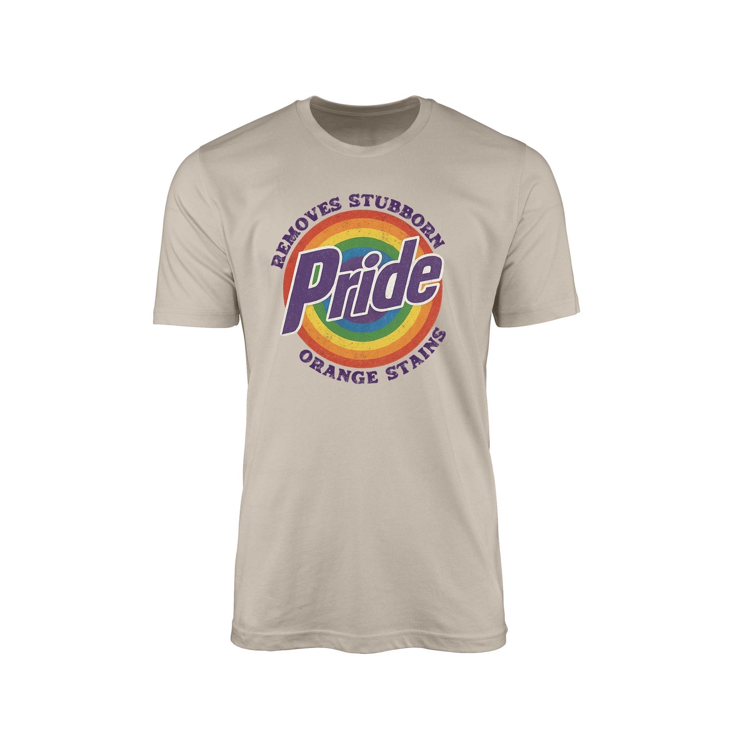 Pride Remove Stubborn Orange Stains" T-Shirt – Colorful Satire Edition