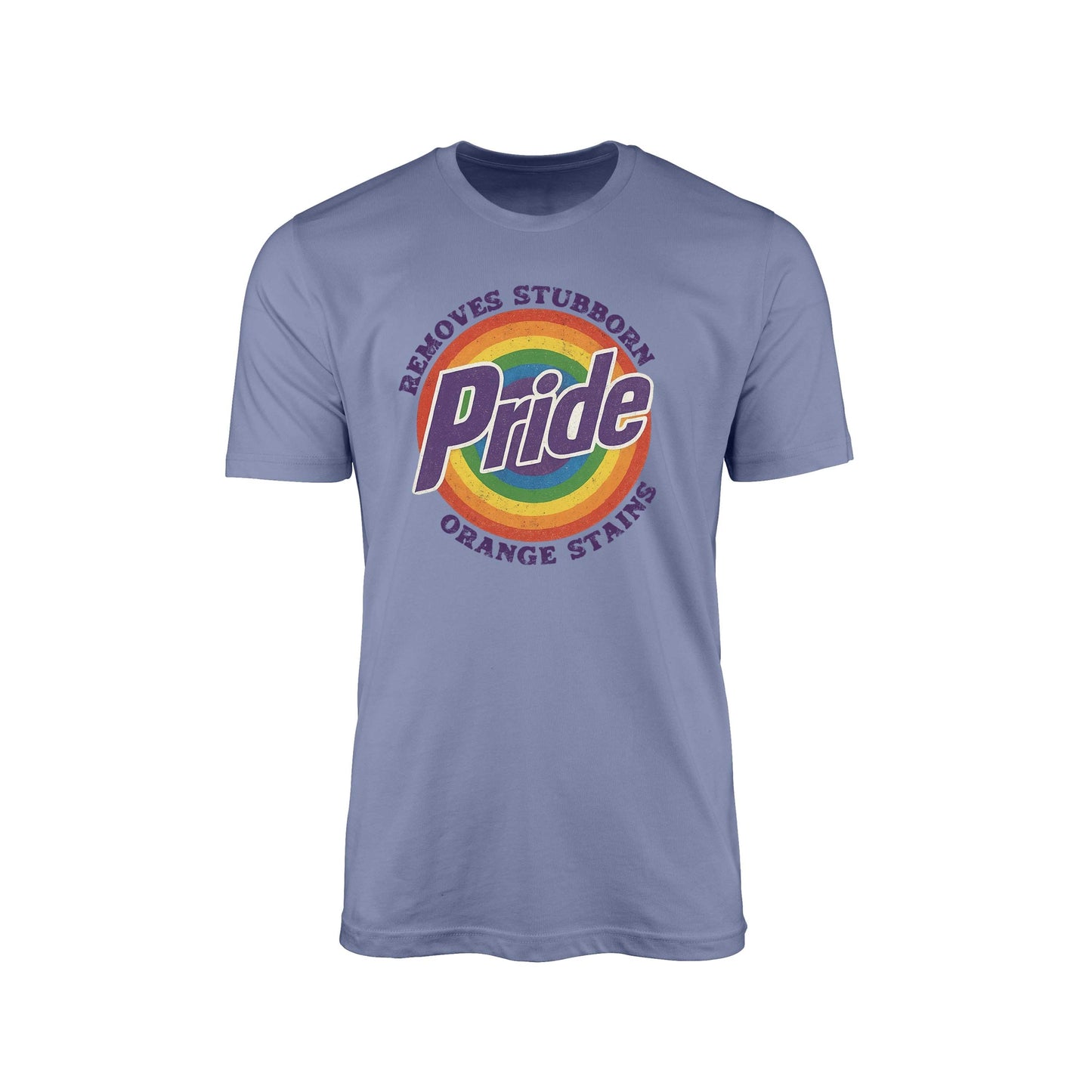 Pride Remove Stubborn Orange Stains" T-Shirt – Colorful Satire Edition