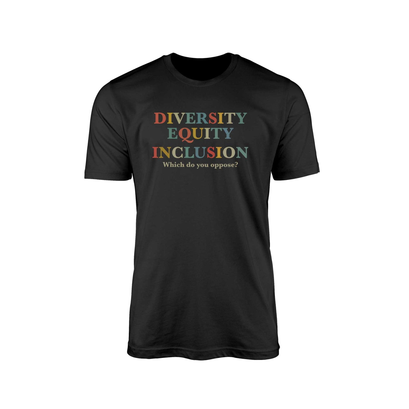 Diversity, Equality, Inclusion — Which Do You Oppose?" T-Shirt