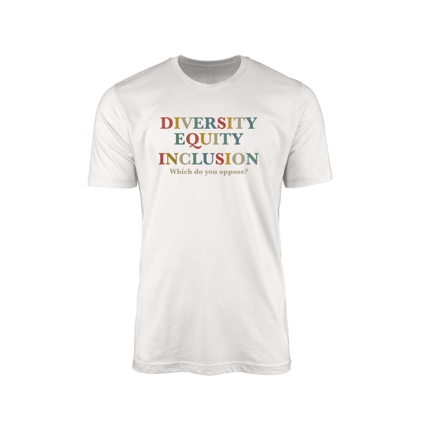Diversity, Equality, Inclusion — Which Do You Oppose?" T-Shirt
