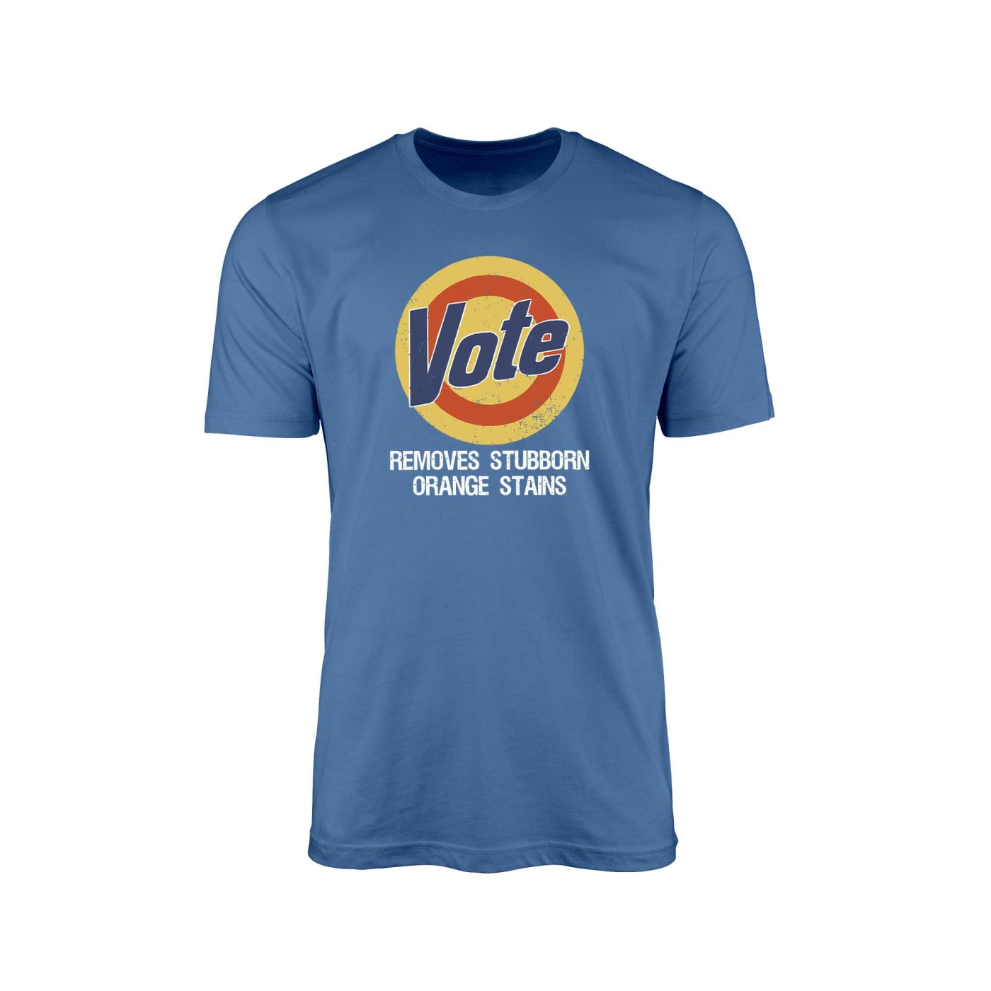 Vote Remove Stubborn Orange Stains" T-Shirt – Satirical Laundry Edition
