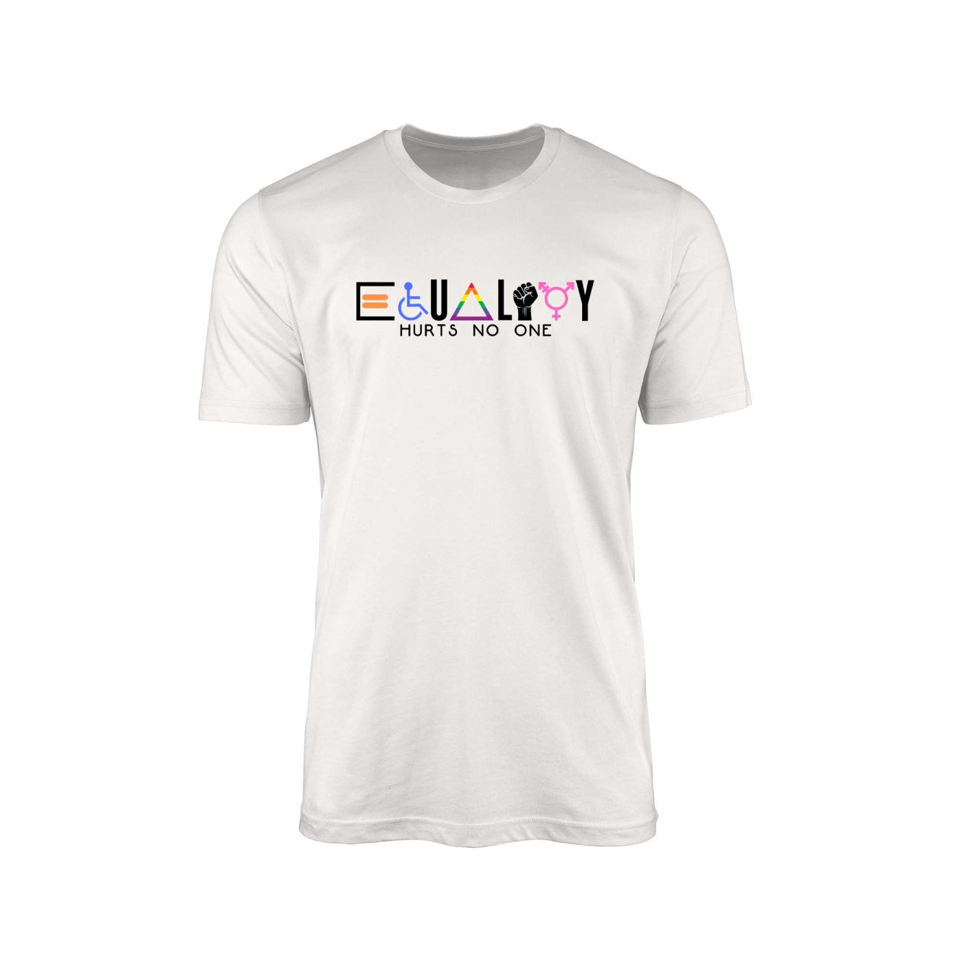 Equality Hurts No One" T-Shirt – Inclusive Justice Design