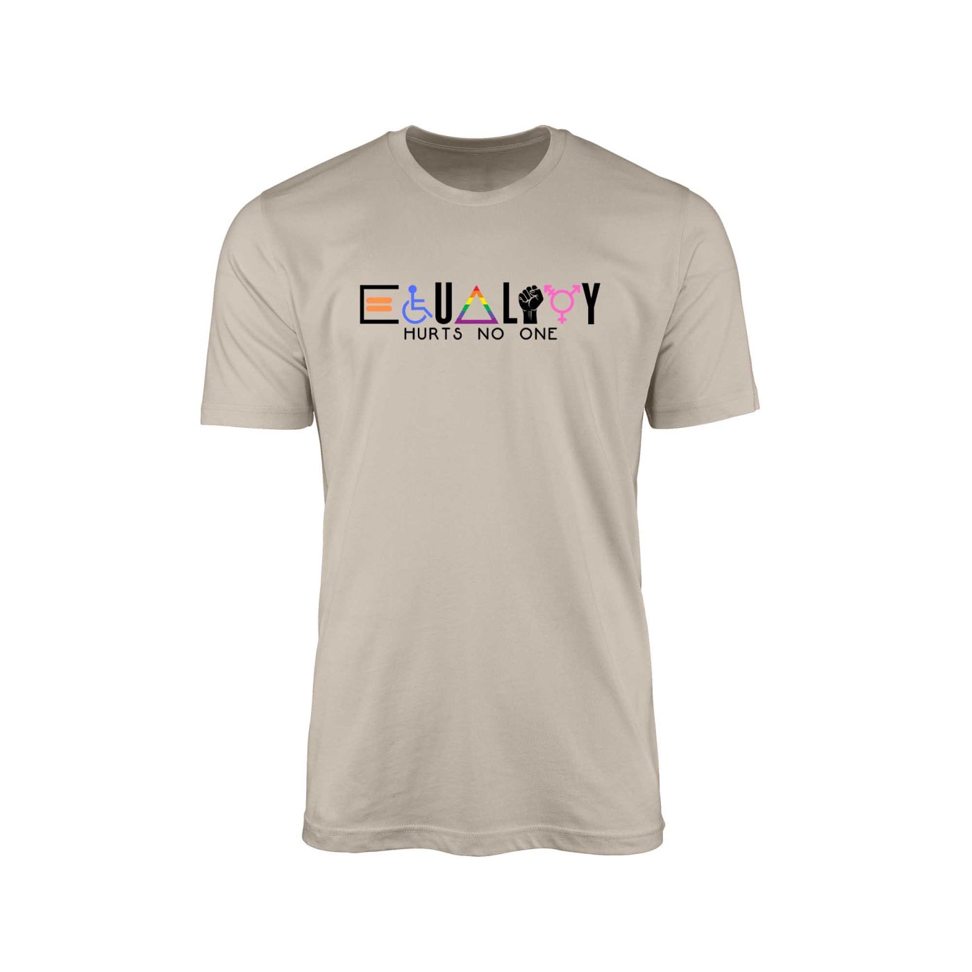 Equality Hurts No One" T-Shirt – Inclusive Justice Design
