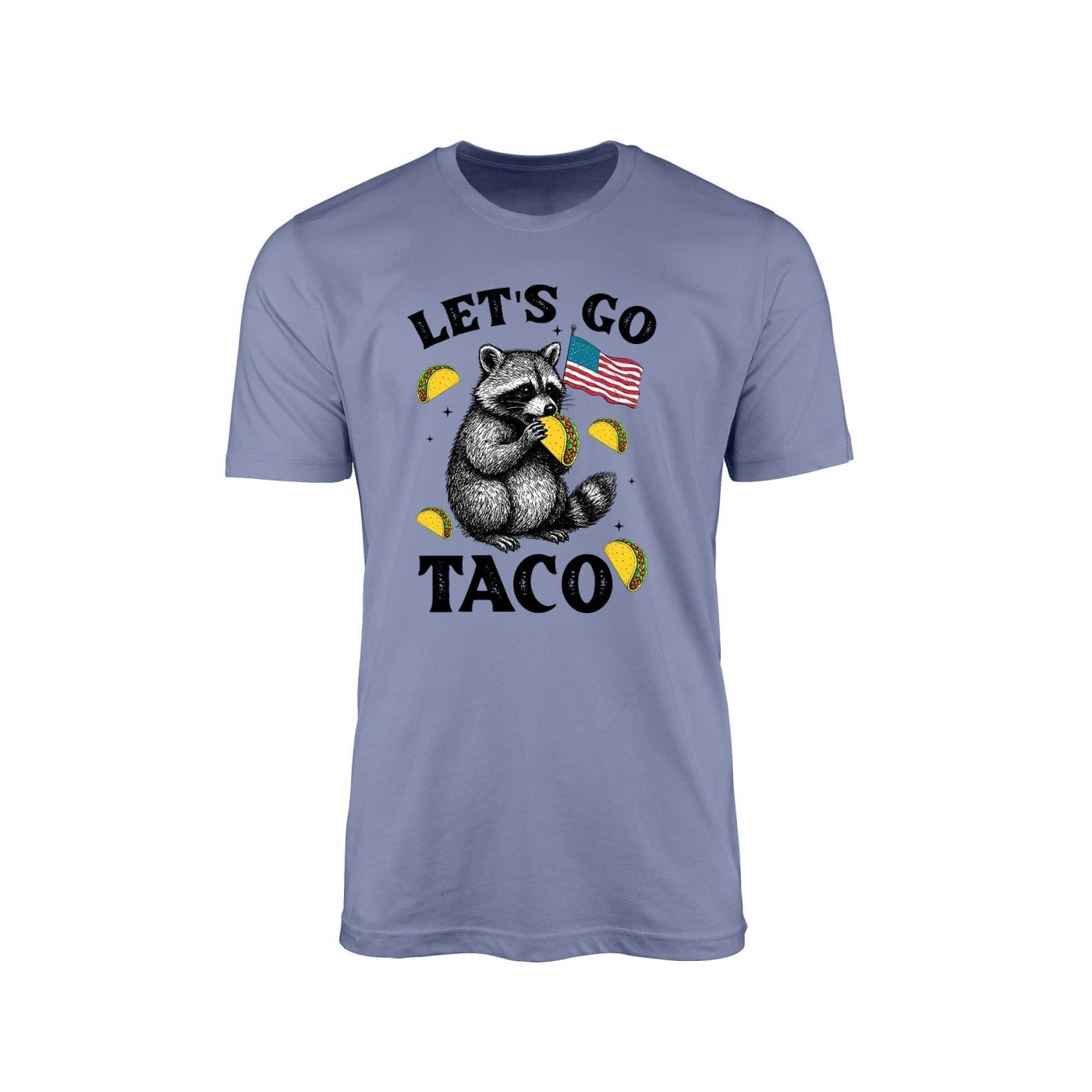 Let's Go Taco" T-Shirt – Raccoon, Taco, and Trump Commentary
