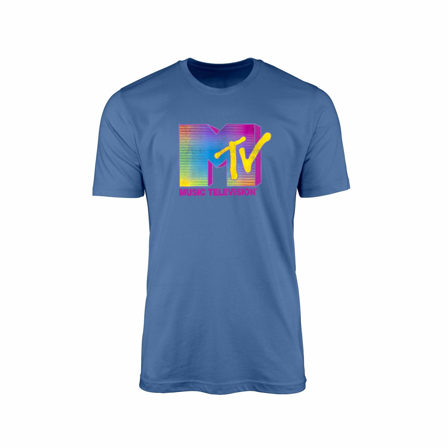Rainbow Vintage MTV "Music Television" T-Shirt – Retro Pride Edition