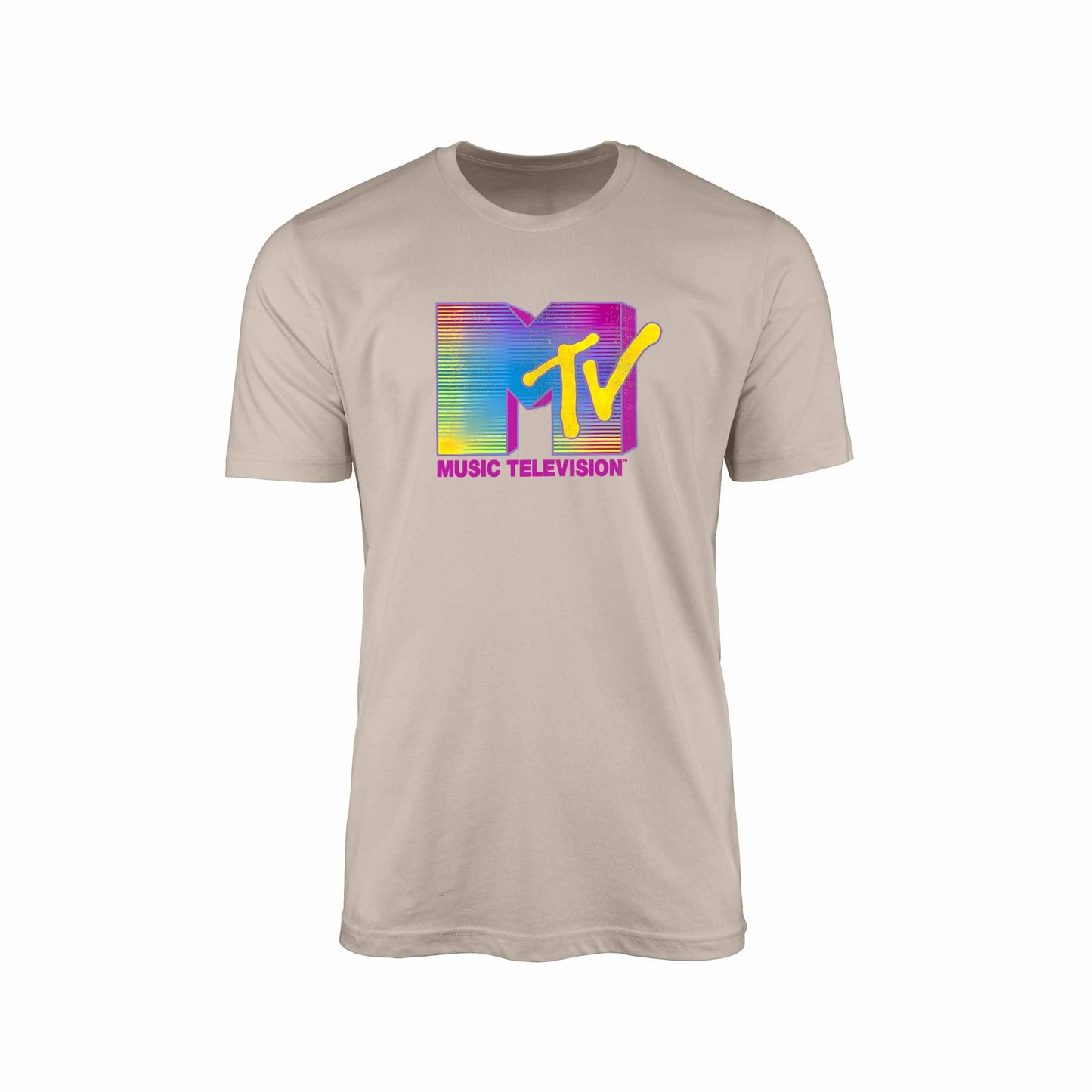 Rainbow Vintage MTV "Music Television" T-Shirt – Retro Pride Edition