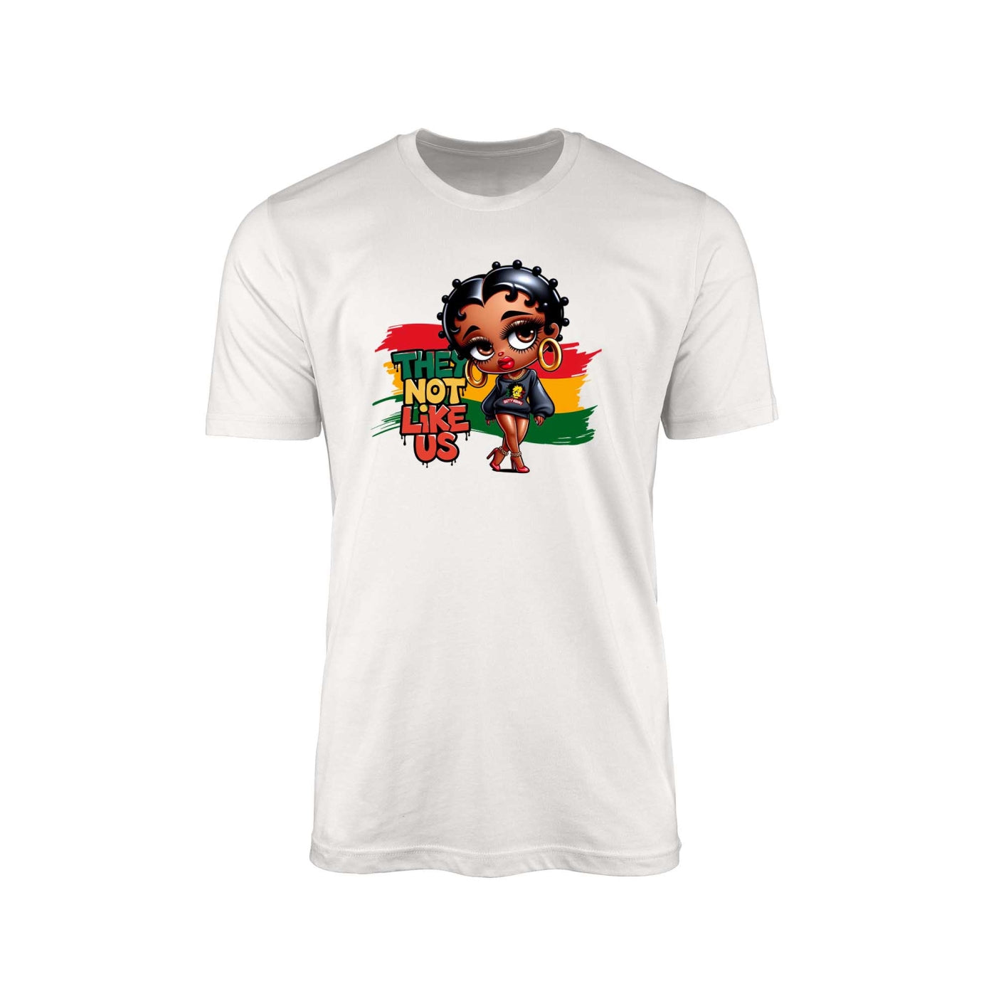 They not like us african American betty boop