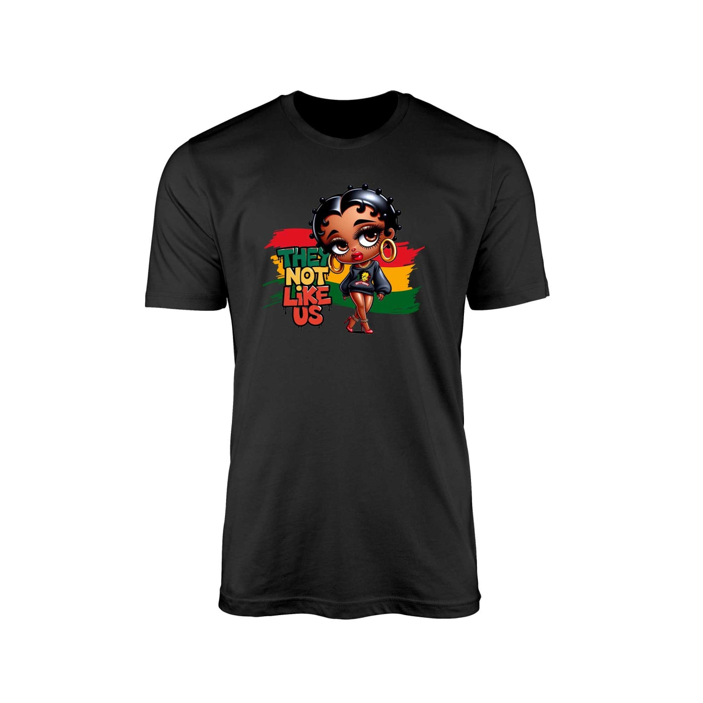 They not like us african American betty boop
