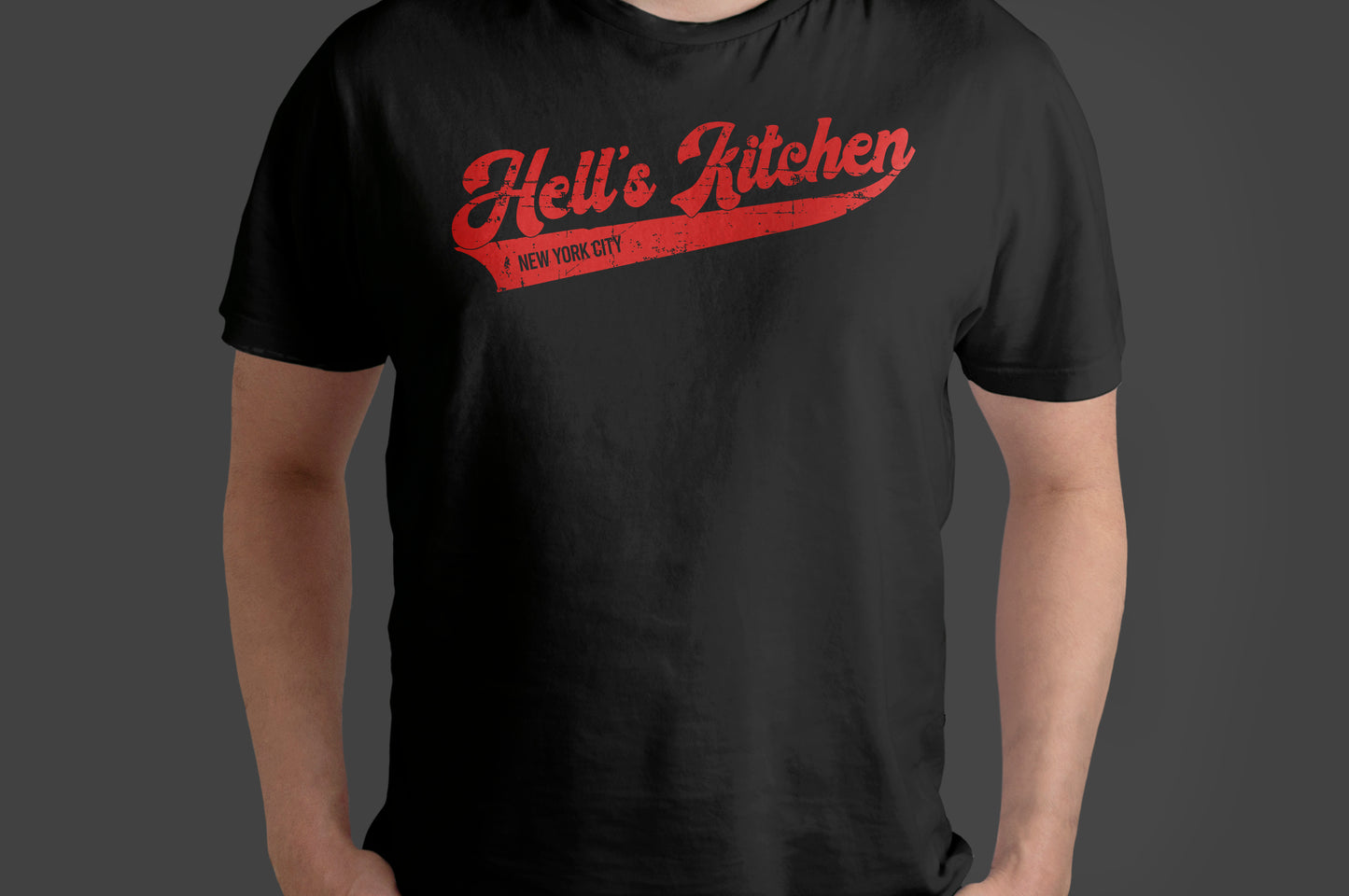 Hell's Kitchen, New York City" T-Shirt – Baseball Team Style