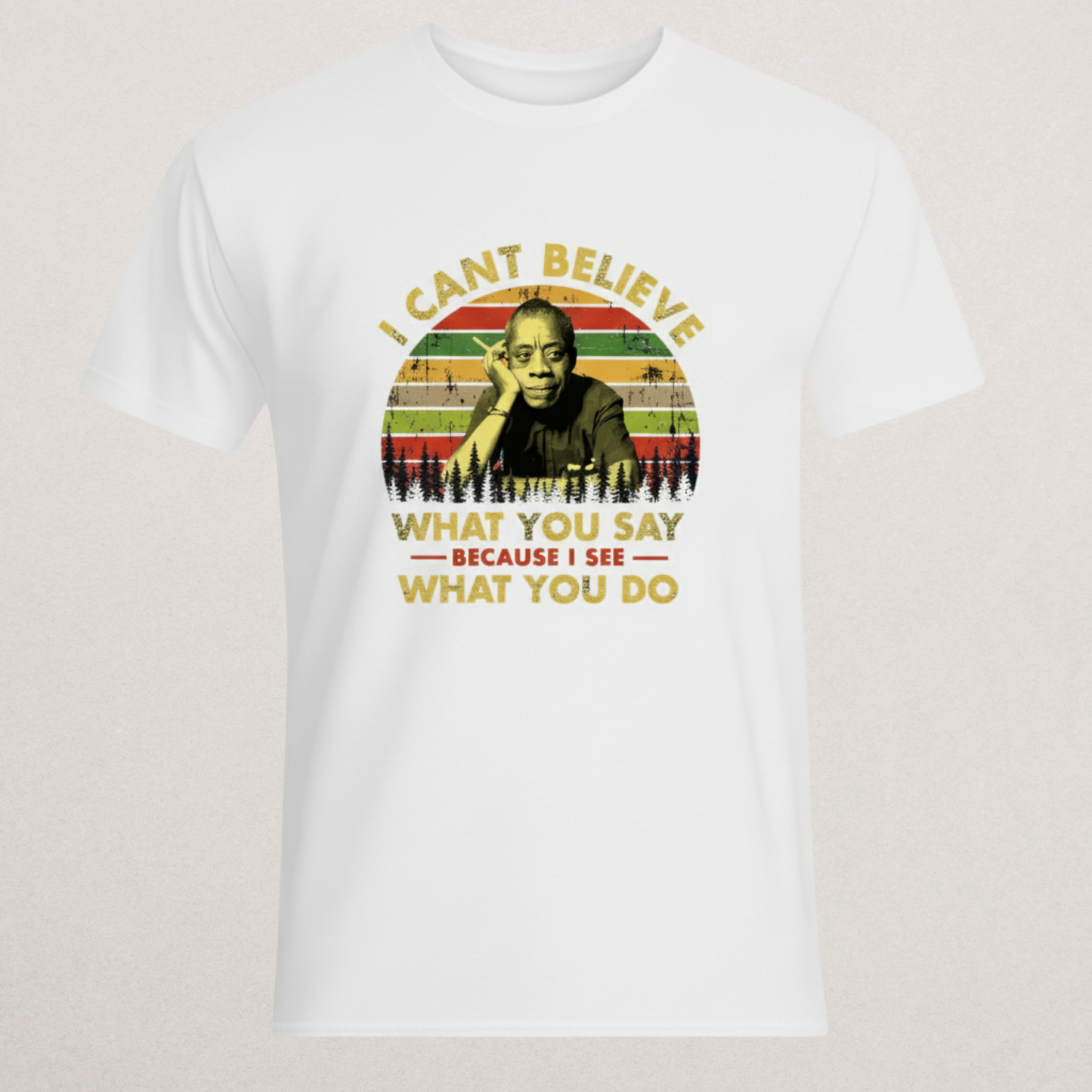"See What You Do" T-Shirt | Retro Sunset Activist Tee | Literary Quote Social Justice Merch