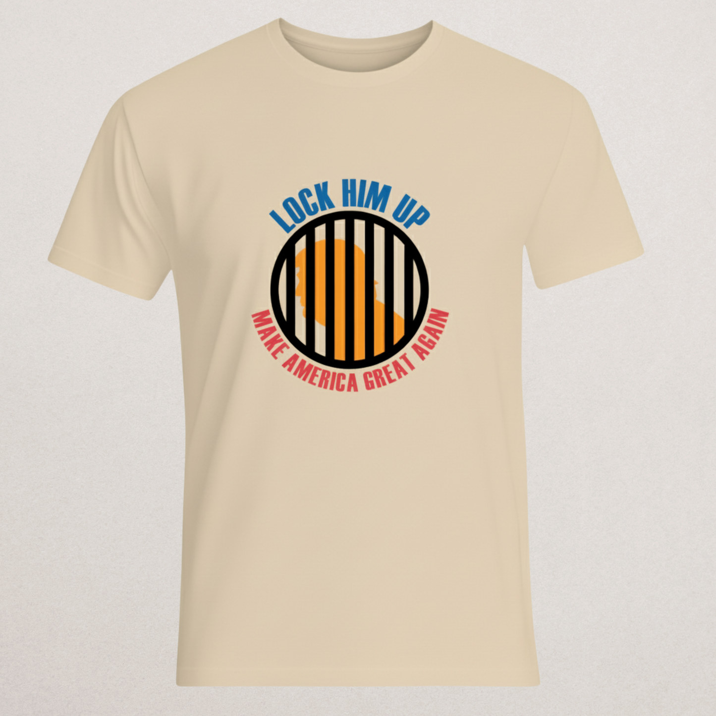 Sarcastic "Lock Him Up / MAGA" T-Shirt - Political Humor Tee