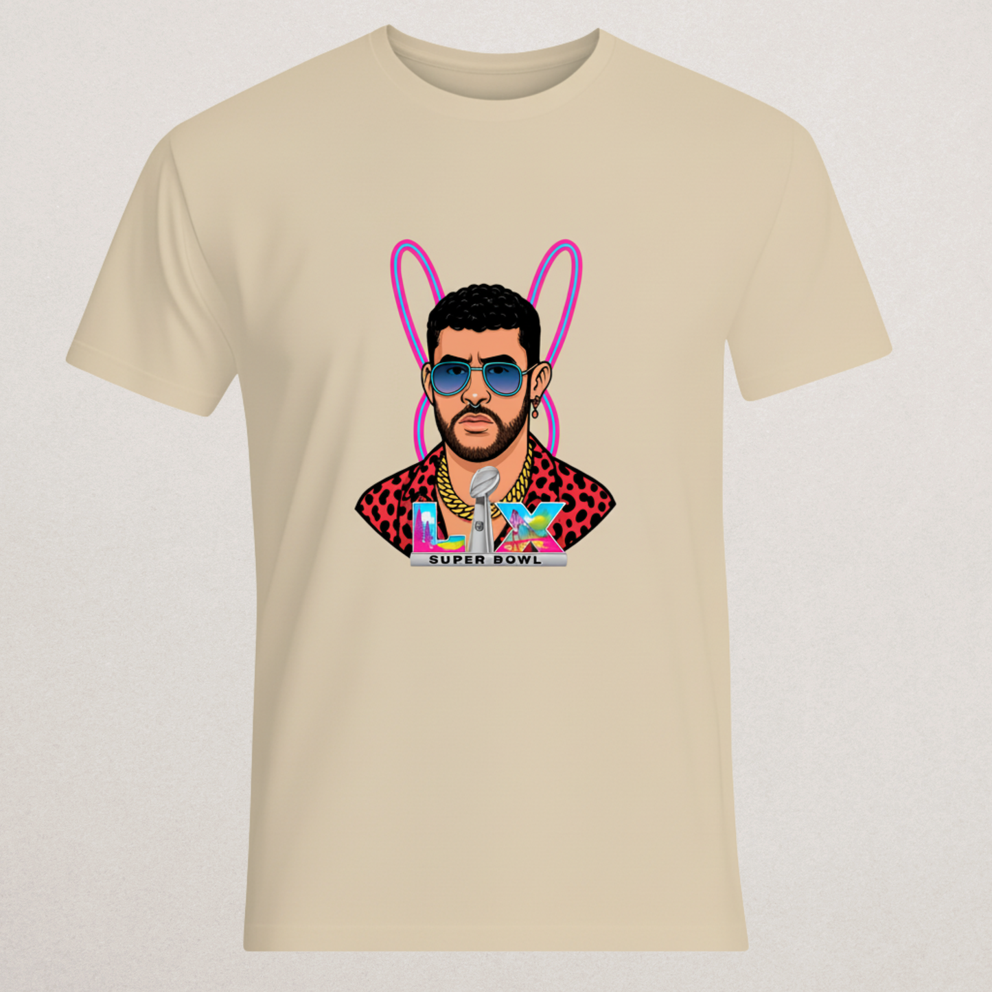 Bad Bunny Super Bowl LIX Fan T-Shirt | Un Verano Sin Ti Concert Merch | Latin Trap Crossover Apparel