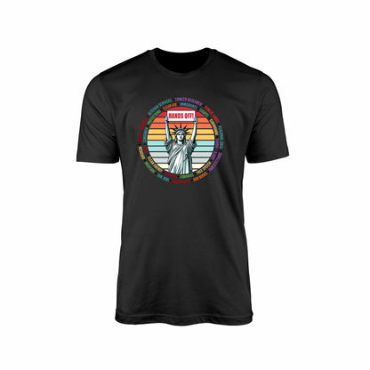 Lady Liberty “Hands Off” T-Shirt – Stand for Rights & Justice Edition