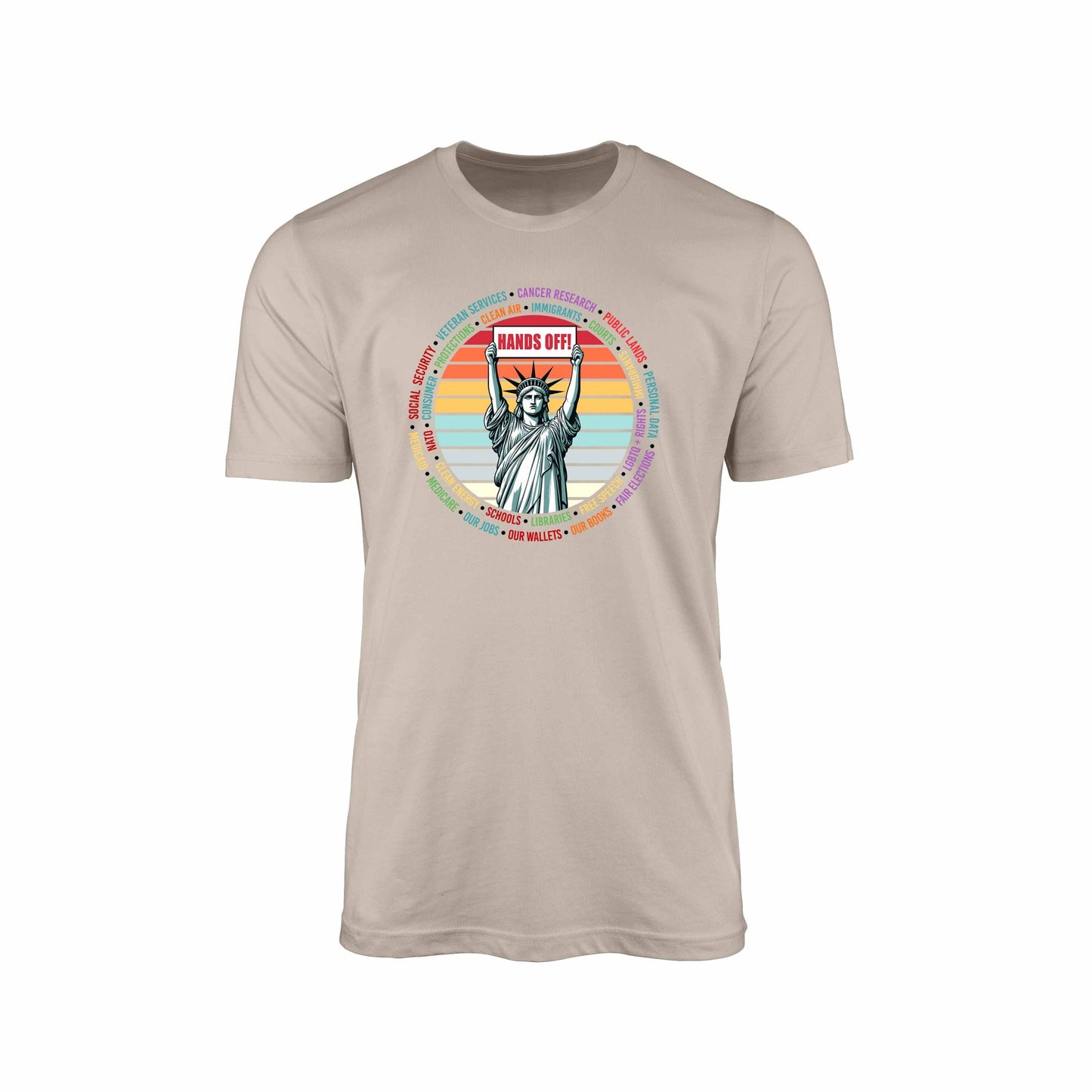 Lady Liberty “Hands Off” T-Shirt – Stand for Rights & Justice Edition