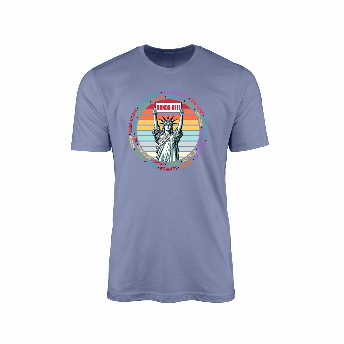 Lady Liberty “Hands Off” T-Shirt – Stand for Rights & Justice Edition