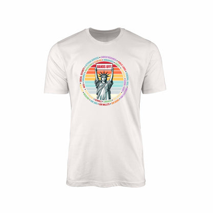 Lady Liberty “Hands Off” T-Shirt – Stand for Rights & Justice Edition