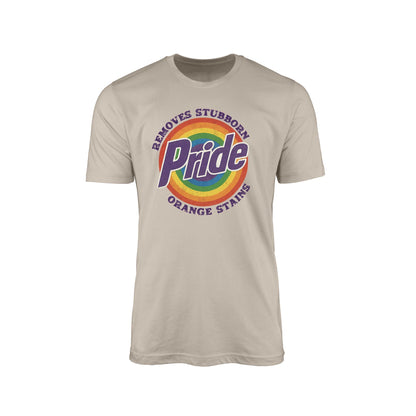 Pride Remove Stubborn Orange Stains" T-Shirt – Colorful Satire Edition