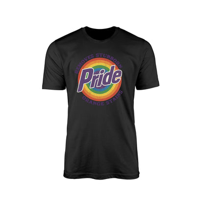 Pride Remove Stubborn Orange Stains" T-Shirt – Colorful Satire Edition