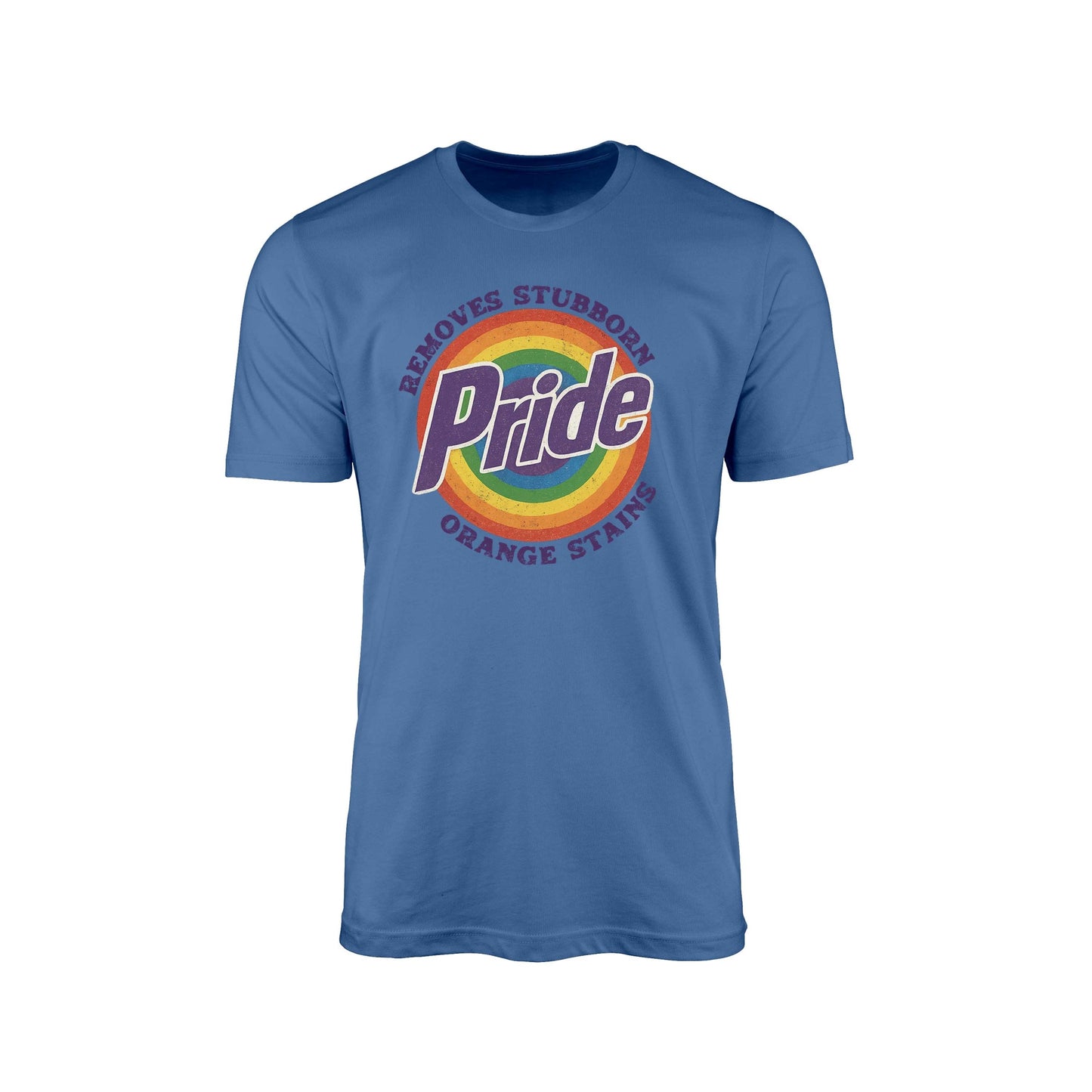 Pride Remove Stubborn Orange Stains" T-Shirt – Colorful Satire Edition