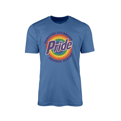 Pride Remove Stubborn Orange Stains" T-Shirt – Colorful Satire Edition