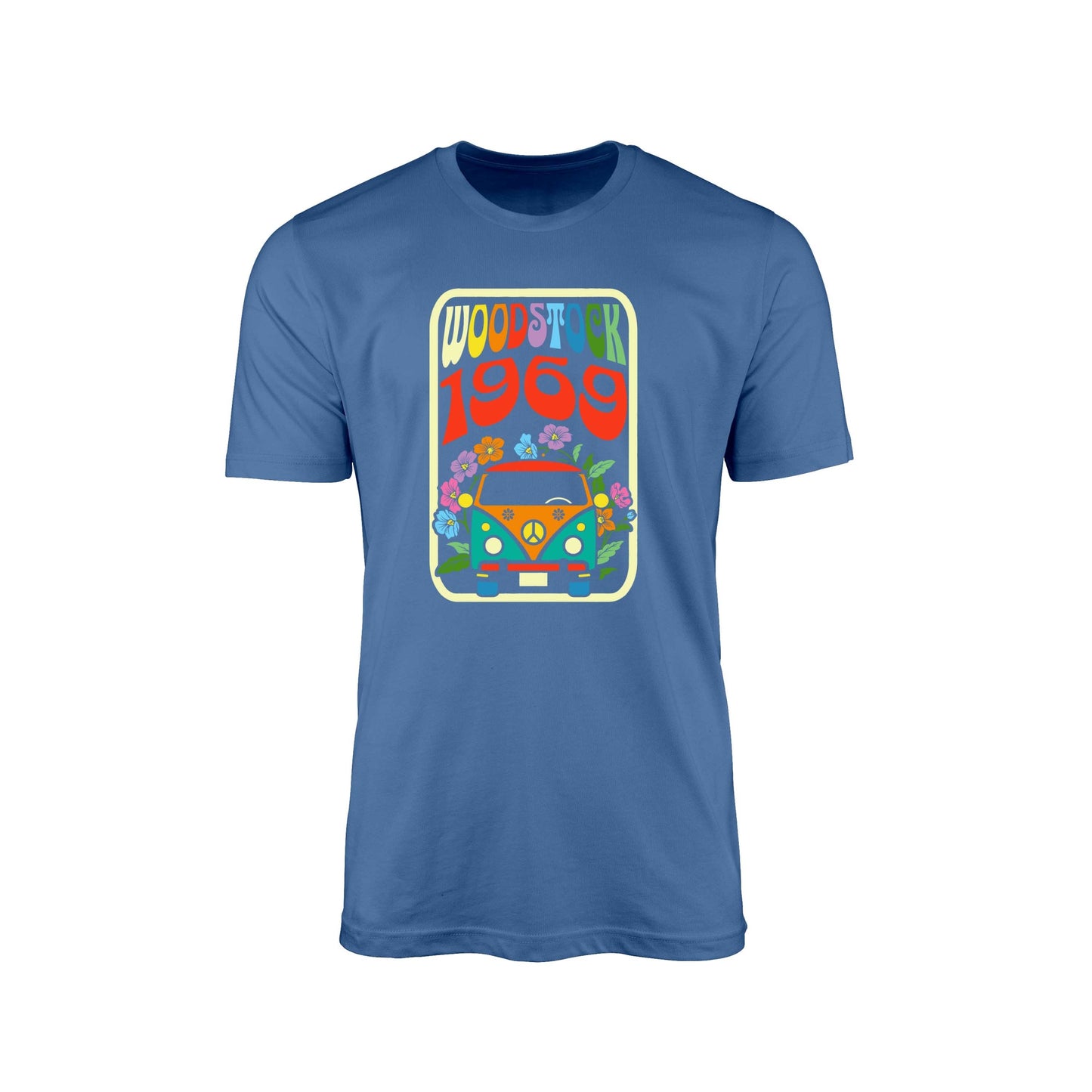 Woodstock 1969 Van" T-Shirt – Vintage Festival Vibes