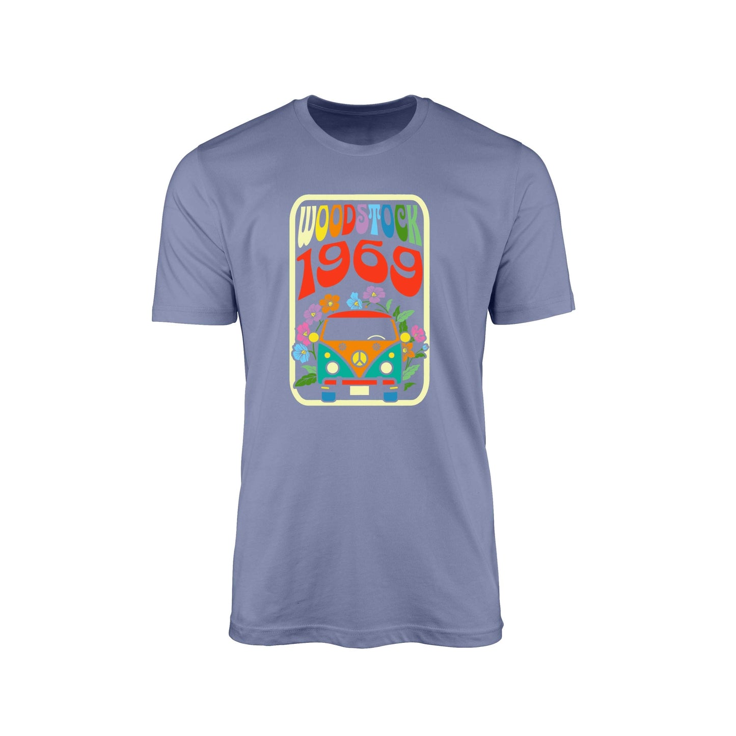 Woodstock 1969 Van" T-Shirt – Vintage Festival Vibes