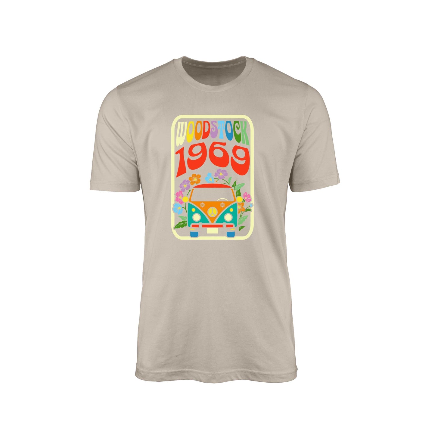 Woodstock 1969 Van" T-Shirt – Vintage Festival Vibes