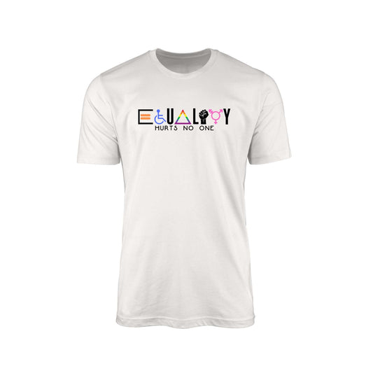 Equality Hurts No One" T-Shirt – Inclusive Justice Design