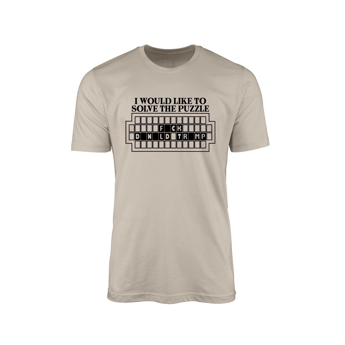 I Would Like to Solve the Puzzle – Fck Donald Trump T-Shirt