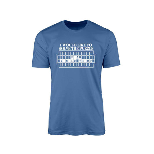 I Would Like to Solve the Puzzle – Fck Donald Trump T-Shirt