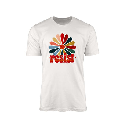 Resist" T-Shirt – Peacock Pattern & Colors