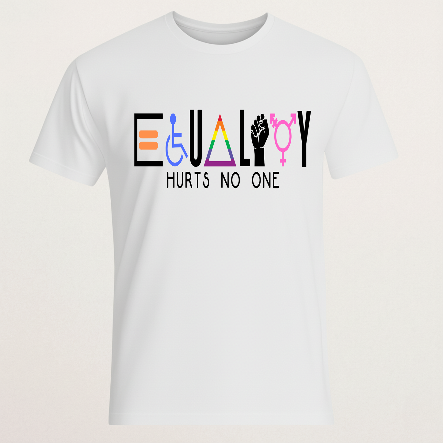 EQUALITY Hurts No One T-Shirt - Diversity & Inclusion Statement Tee