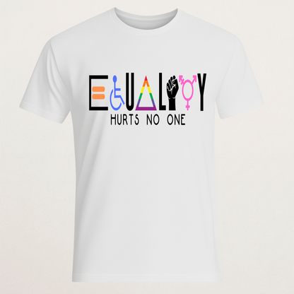EQUALITY Hurts No One T-Shirt - Diversity & Inclusion Statement Tee