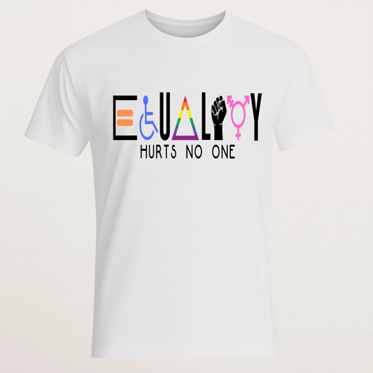 EQUALITY Hurts No One T-Shirt - Diversity & Inclusion Statement Tee