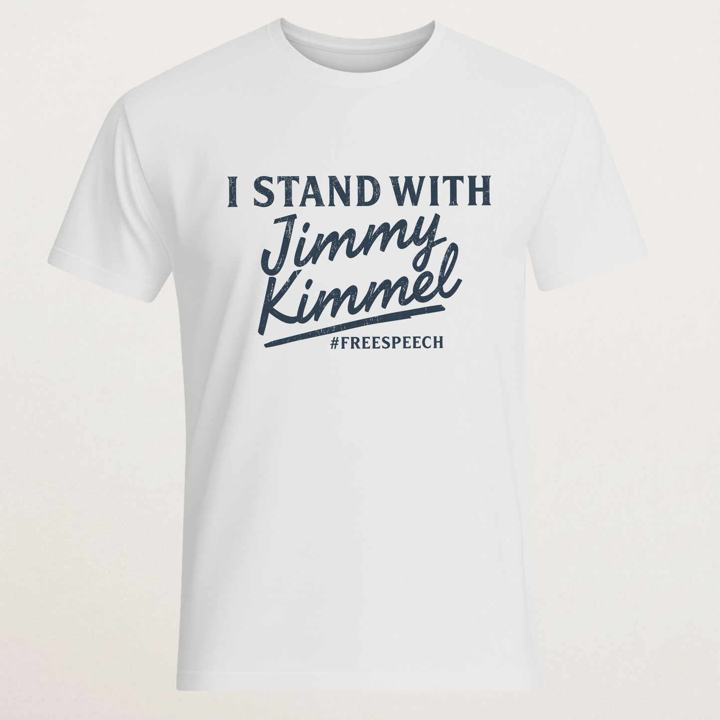"I Stand With Jimmy Kimmel" T-Shirt - #FreeSpeech Support Tee