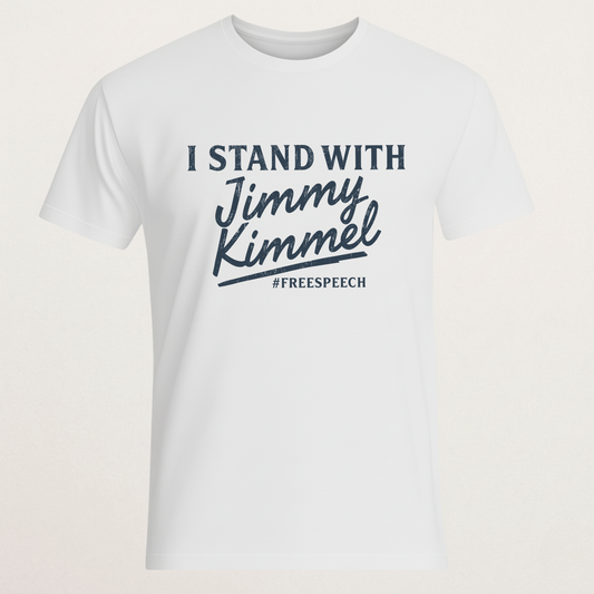"I Stand With Jimmy Kimmel" T-Shirt - #FreeSpeech Support Tee