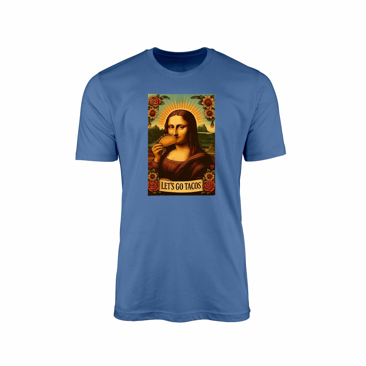 Mona Lisa Taco T-Shirt – Playful Political Satire Edition