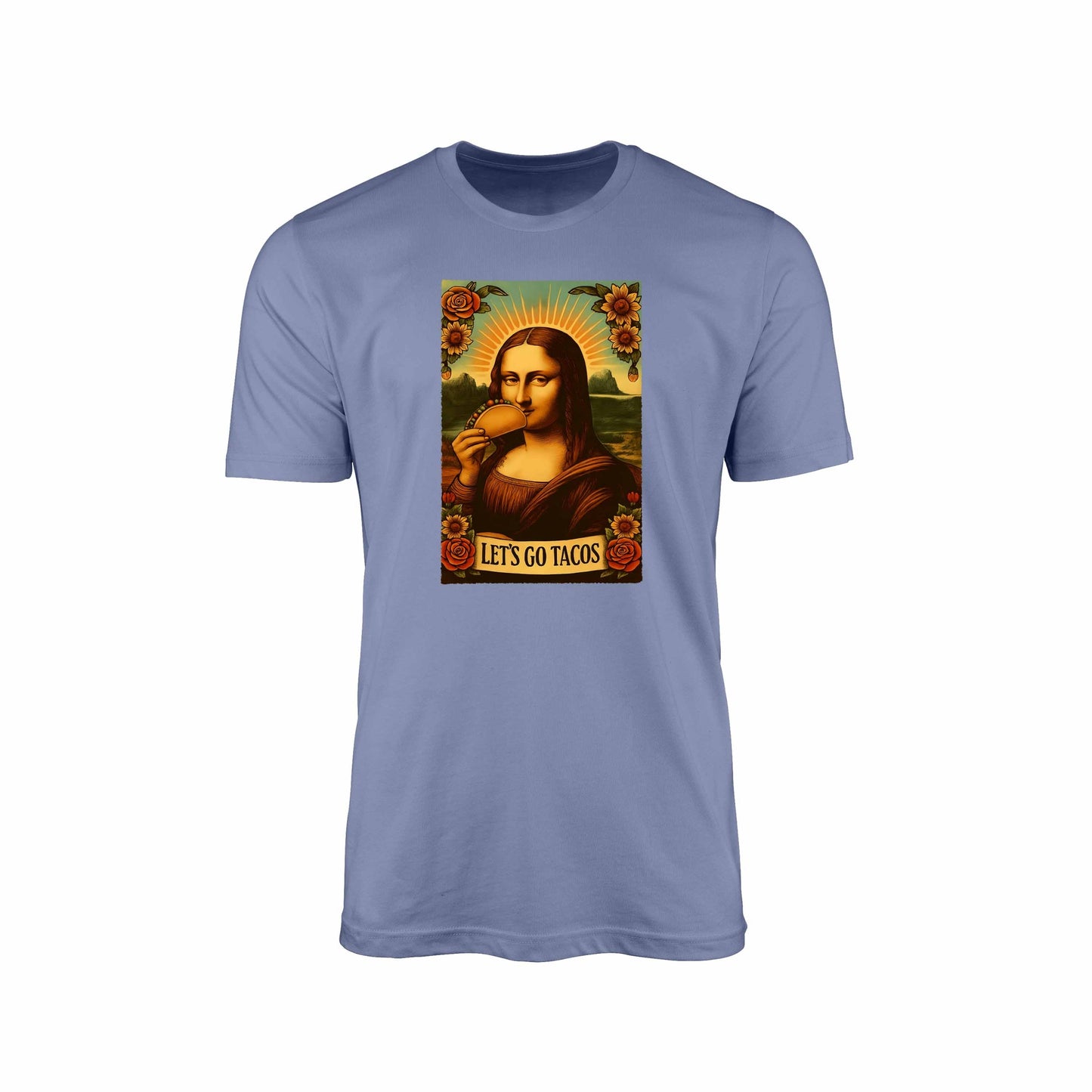 Mona Lisa Taco T-Shirt – Playful Political Satire Edition