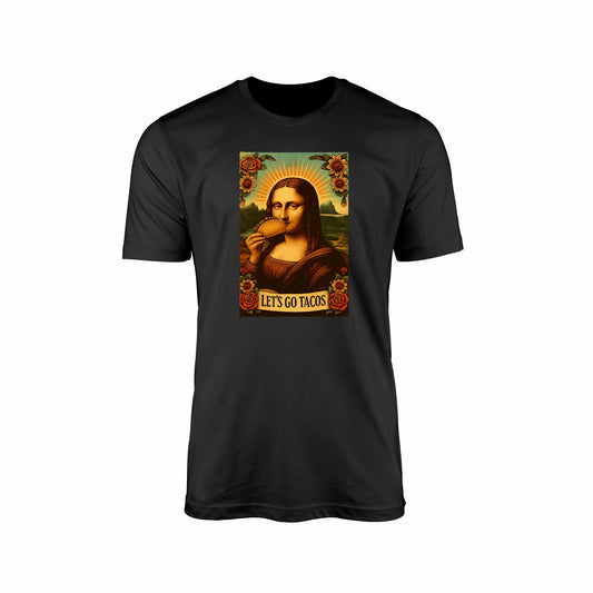 Mona Lisa Taco T-Shirt – Playful Political Satire Edition