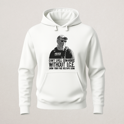 "Empathy Is Revolutionary" Cat Hoodie | Black Crowned Kitten Pullover | Kindness & Social Change Sweatshirt