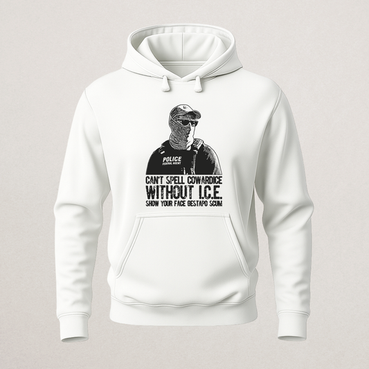 "Empathy Is Revolutionary" Cat Hoodie | Black Crowned Kitten Pullover | Kindness & Social Change Sweatshirt