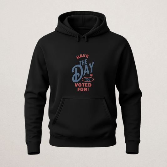 "IS HE DEAD YET?" Grumpy Dog Hoodie | Funny Coffee & Politics Pullover | Witty Statement Sweatshirt