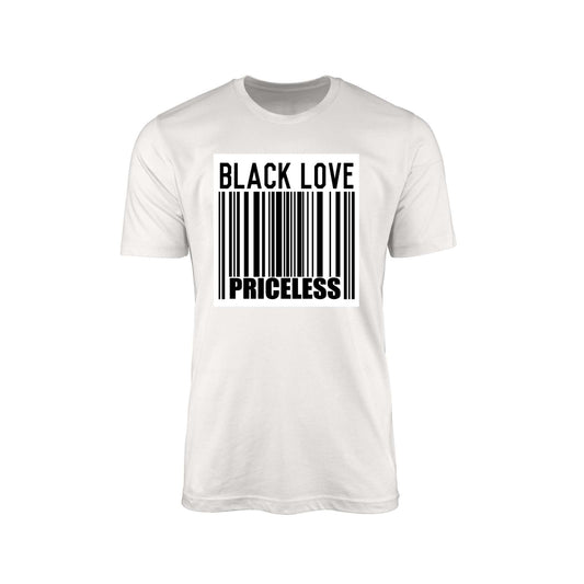 Black Love Priceless" T-Shirt – With Barcode
