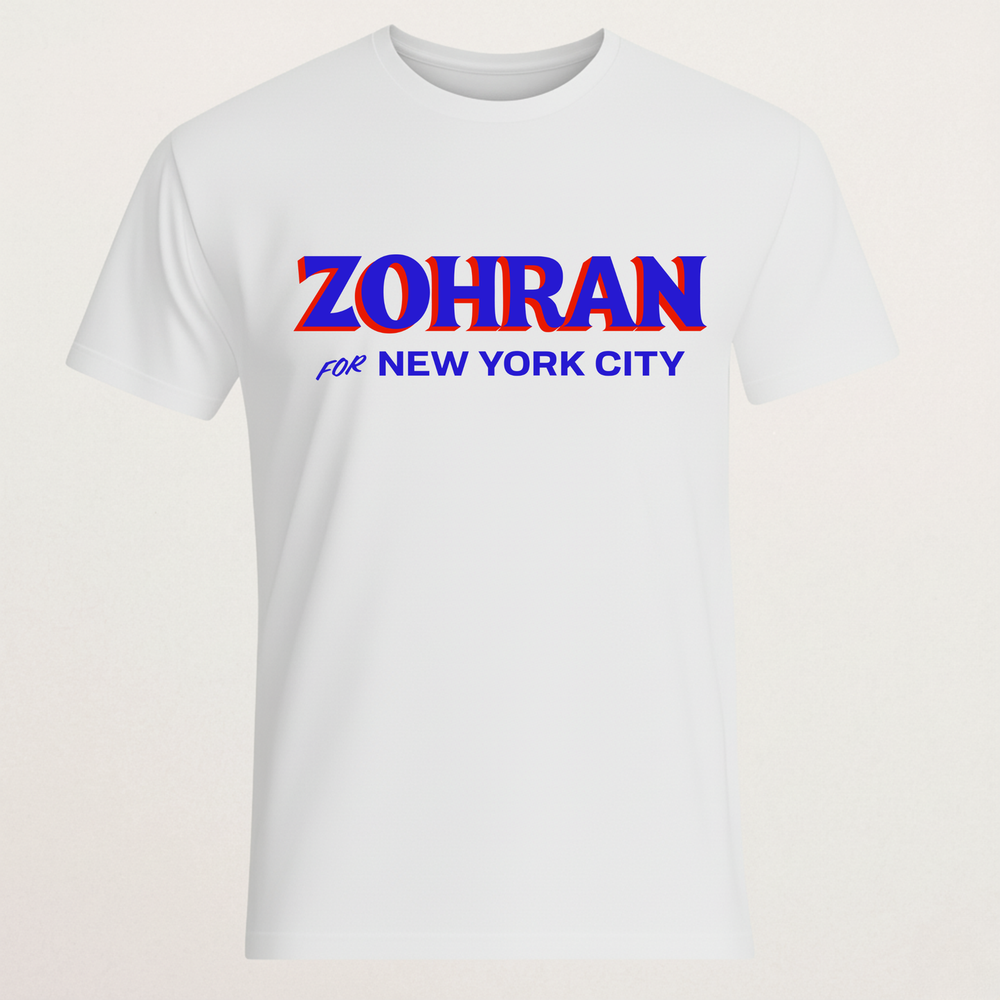ZOHRAN FOR NEW YORK CITY Campaign T-Shirt | Progressive NYC Politics Merch | Election Supporter Tee