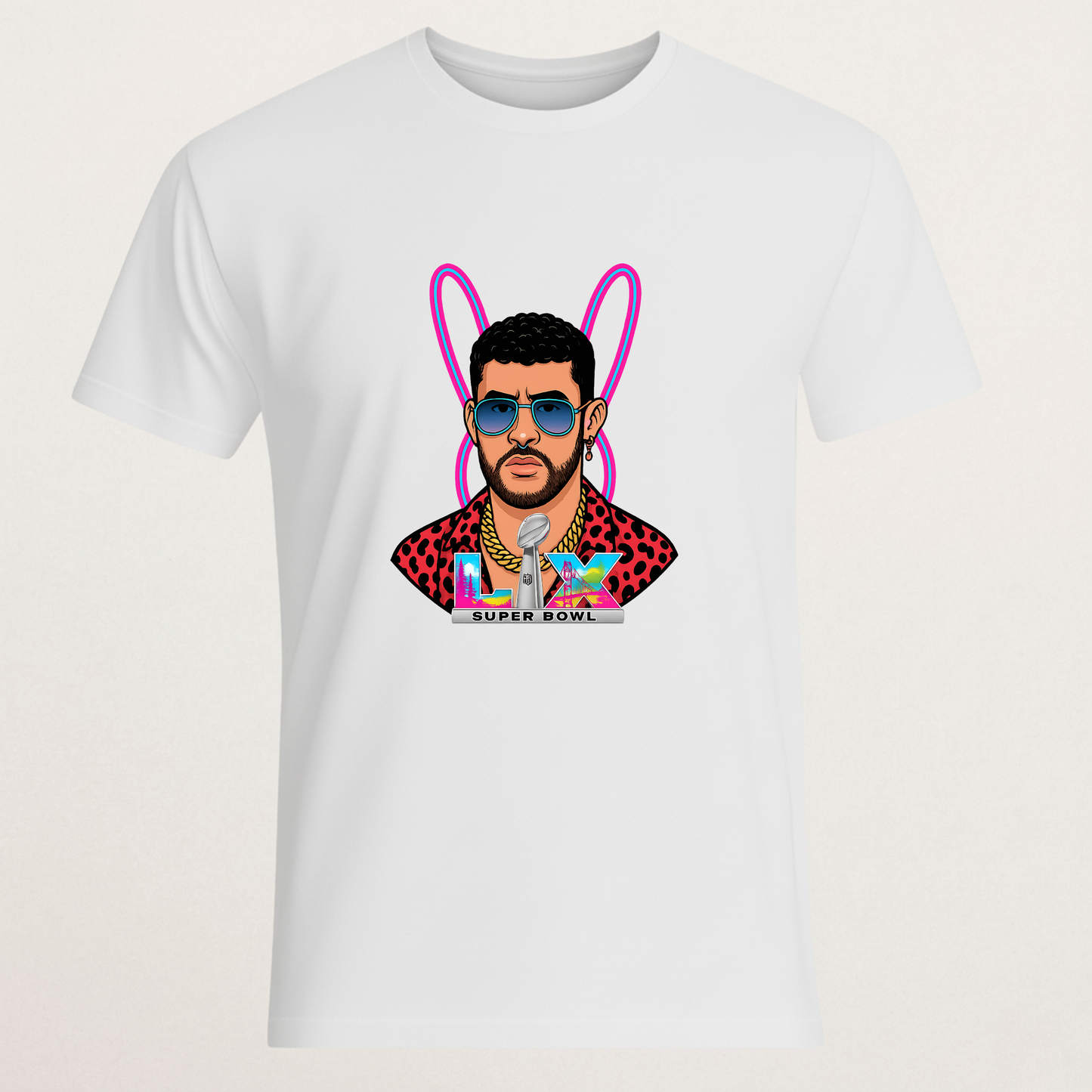 Bad Bunny Super Bowl LIX Fan T-Shirt | Un Verano Sin Ti Concert Merch | Latin Trap Crossover Apparel