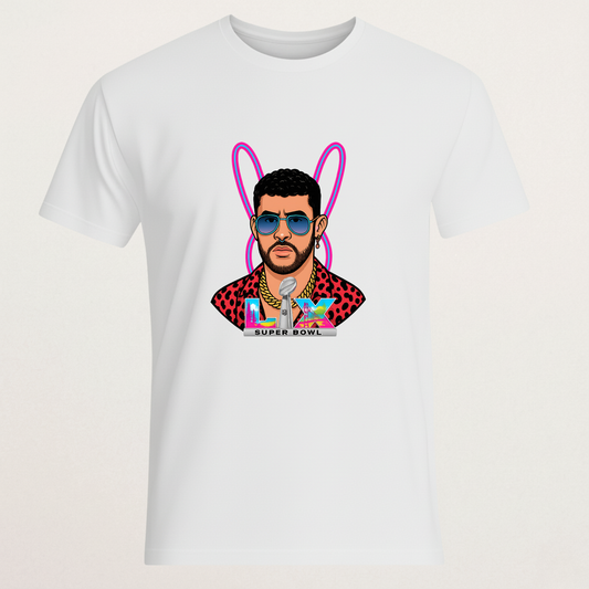 Bad Bunny Super Bowl LIX Fan T-Shirt | Un Verano Sin Ti Concert Merch | Latin Trap Crossover Apparel