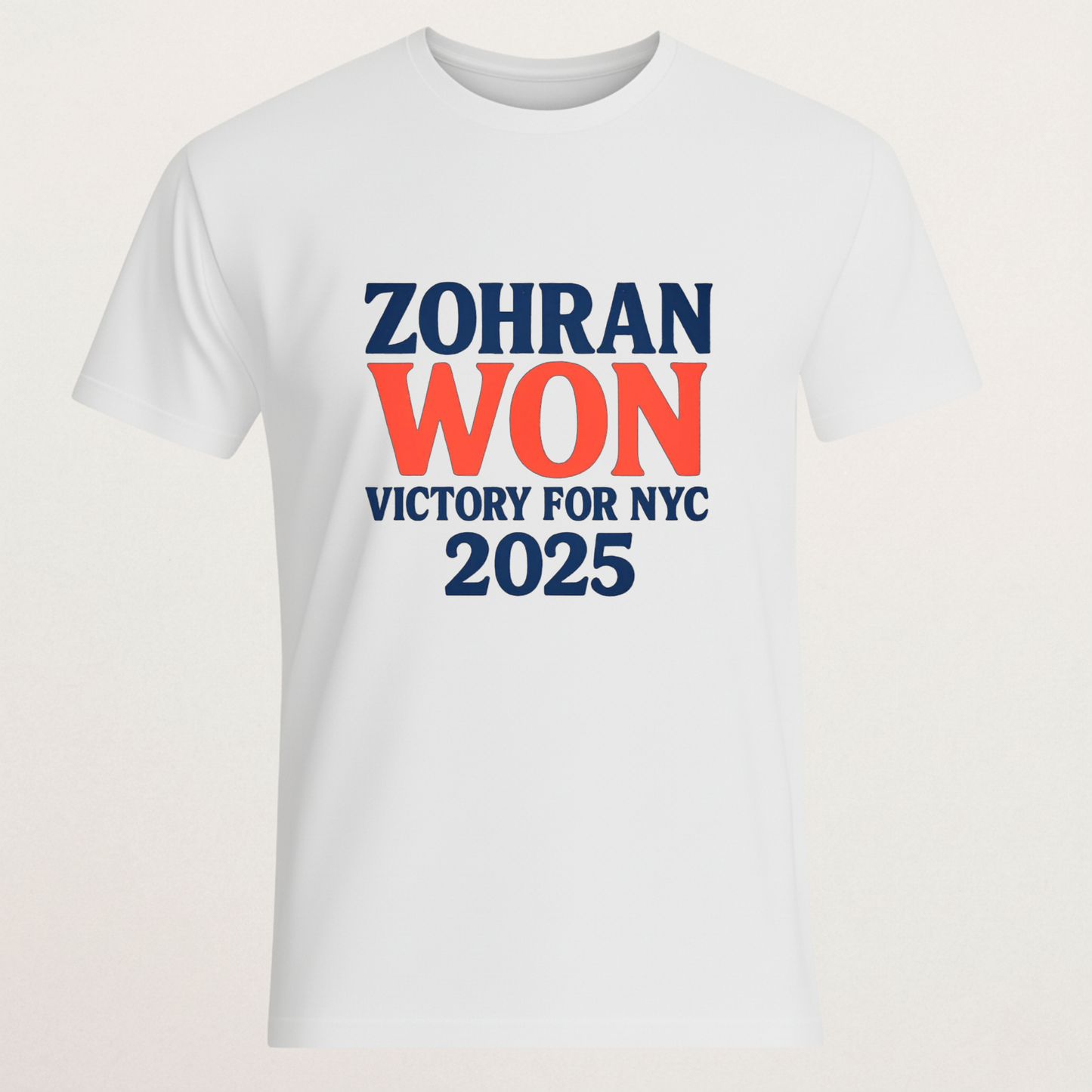 ZOHRAN WON! Victory for NYC 2025 T-Shirt | Election Celebration Merch | Progressive New York Supporter Tee
