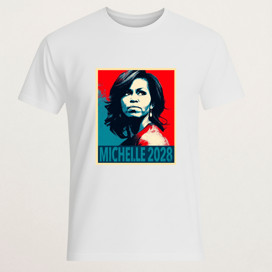 Michelle 2028 Presidential Campaign T-Shirt | Hope Style Political Statement Tee | Democratic Supporter Merch