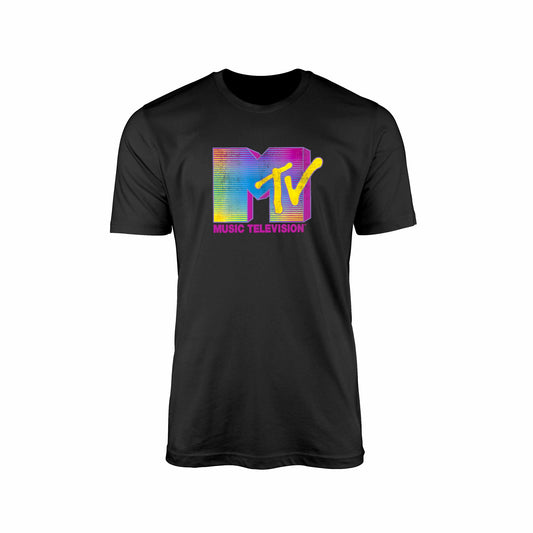 Rainbow Vintage MTV "Music Television" T-Shirt – Retro Pride Edition