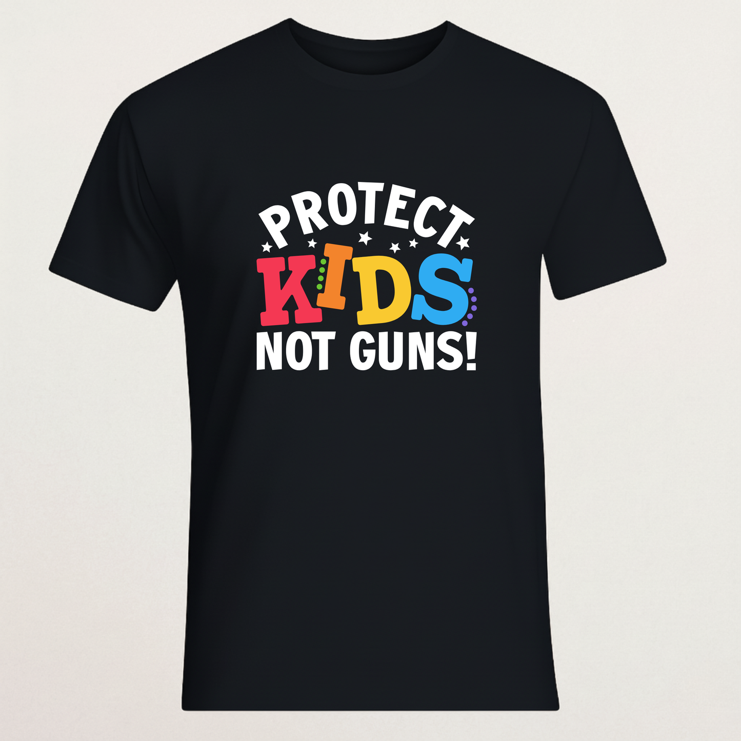 "Protect Kids Not Guns!" T-Shirt | Child Safety & Gun Reform Tee | School Advocacy Apparel